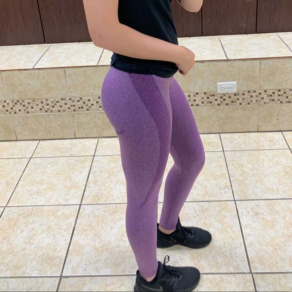 NVGTN purple contour leggings